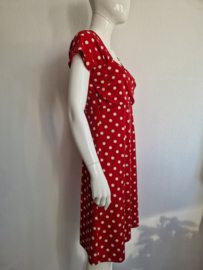 King Louie jurk. Maat L. Rood/polkadots.