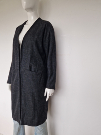 Just Female vest. Maat 40, Antraciet/ wol.
