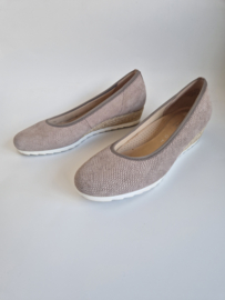 Gabor Comfort instappers met sleehak | Maat 7 | Taupe |