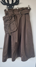 Riani maxi rok. Mt. 40,Olijfgroen