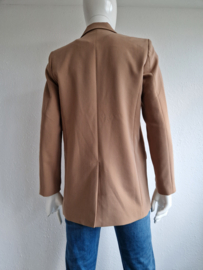 Summum blazer met klepzakken. Maat 34, Abrikoos