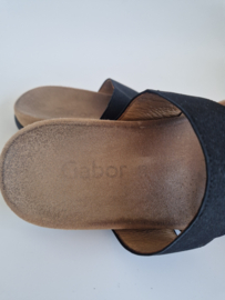Gabor Comfort Slippers Zwart. Maat 37. Elastische Banden