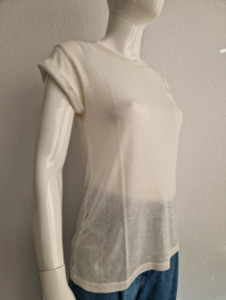 Penn & Ink N.Y. shirt. Maat L. Crème/merinoblend.