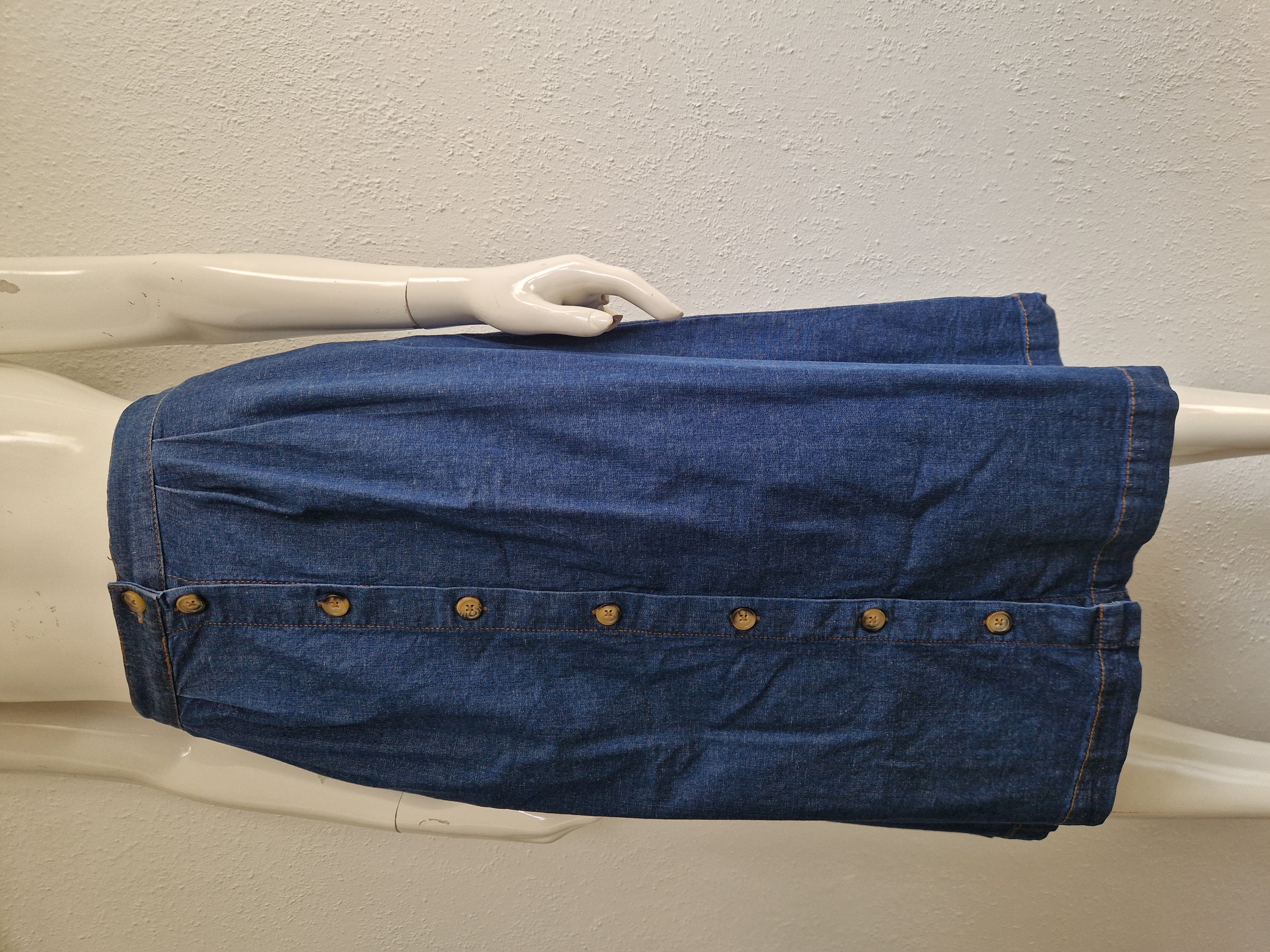 King Louie denim rok. Maat 38, Blauw