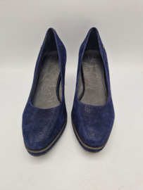 No Stress pumps. Maat 40, Blauw/leer.