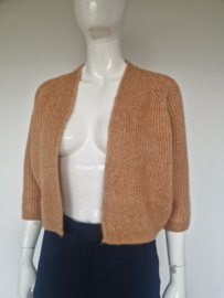 Sissy Boy vest. Maat S. Camel/wol.