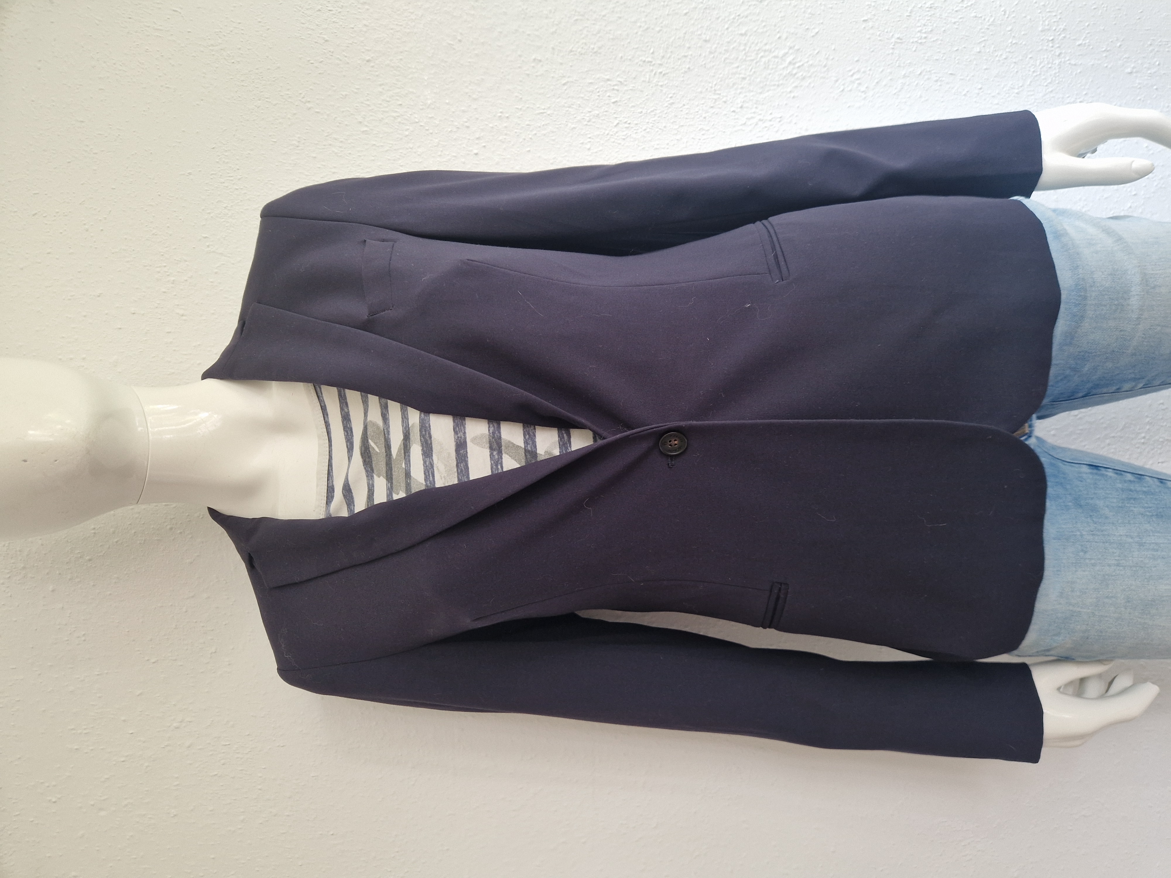 Maison Scotch blazer. Maat 3, Donkerblauw.