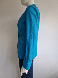 Mansharey Blazer. Maat 36/38. Turquoise.