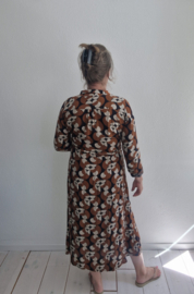 King Louie midi blousejurk. Maat 42, Retroprint.