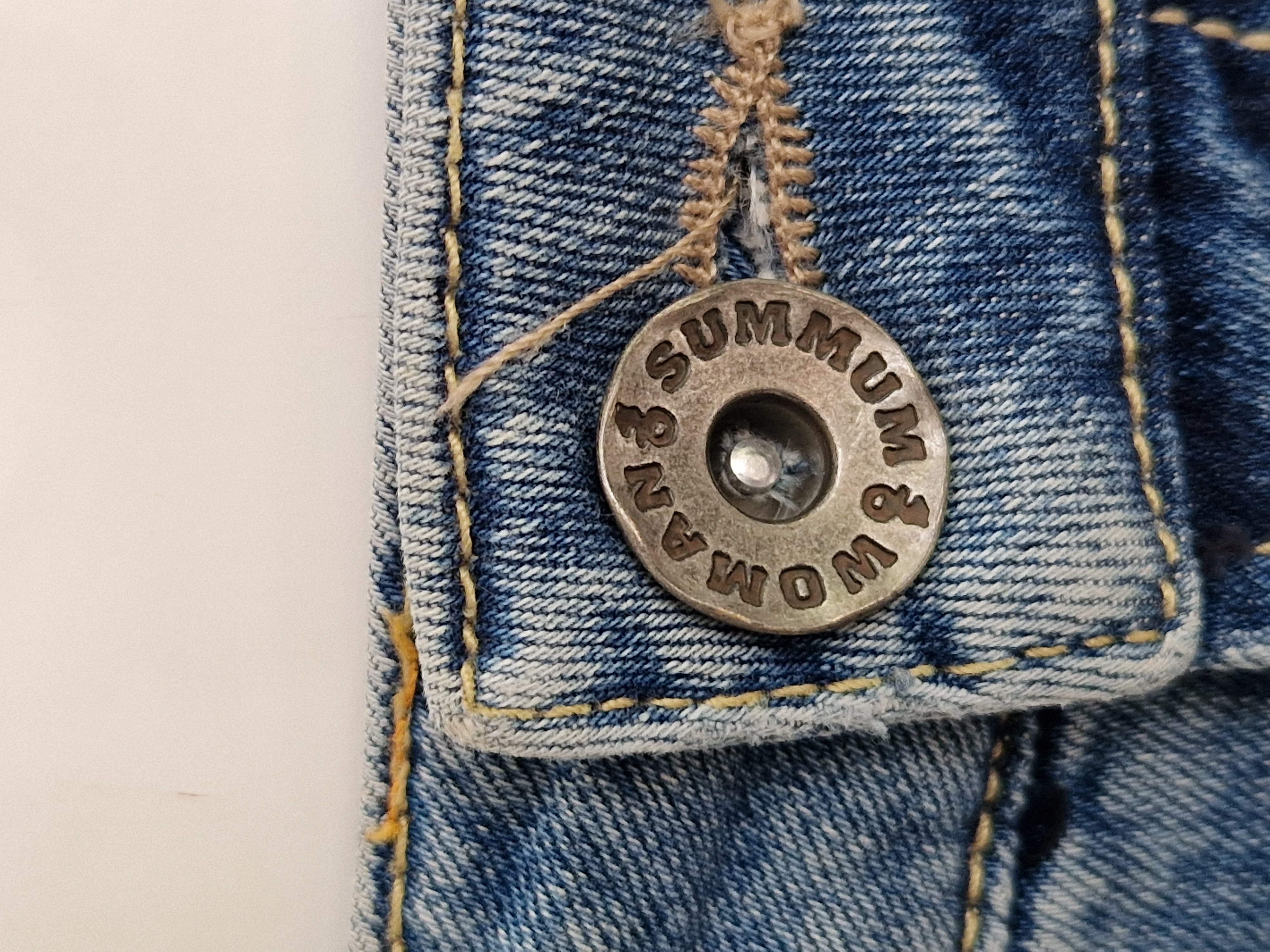 Summum denim shorts. Maat 40/42. Blauw.