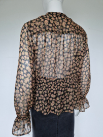 Scotch & Soda blouse. Mt. M. Transparant/print.