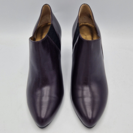 Roberto del Carlo enkellaarsjes. Maat 37,5, Aubergine/leer.