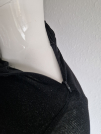 Elisabetta Franchi bodysuit. Maat 38, Zwart/strik.