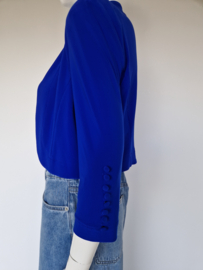 Joseph Ribkoff bolero jasje. Maat 38, Kobaltblauw.