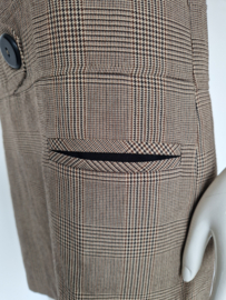 Ibolya jurk. Maat 38/40, Ruit