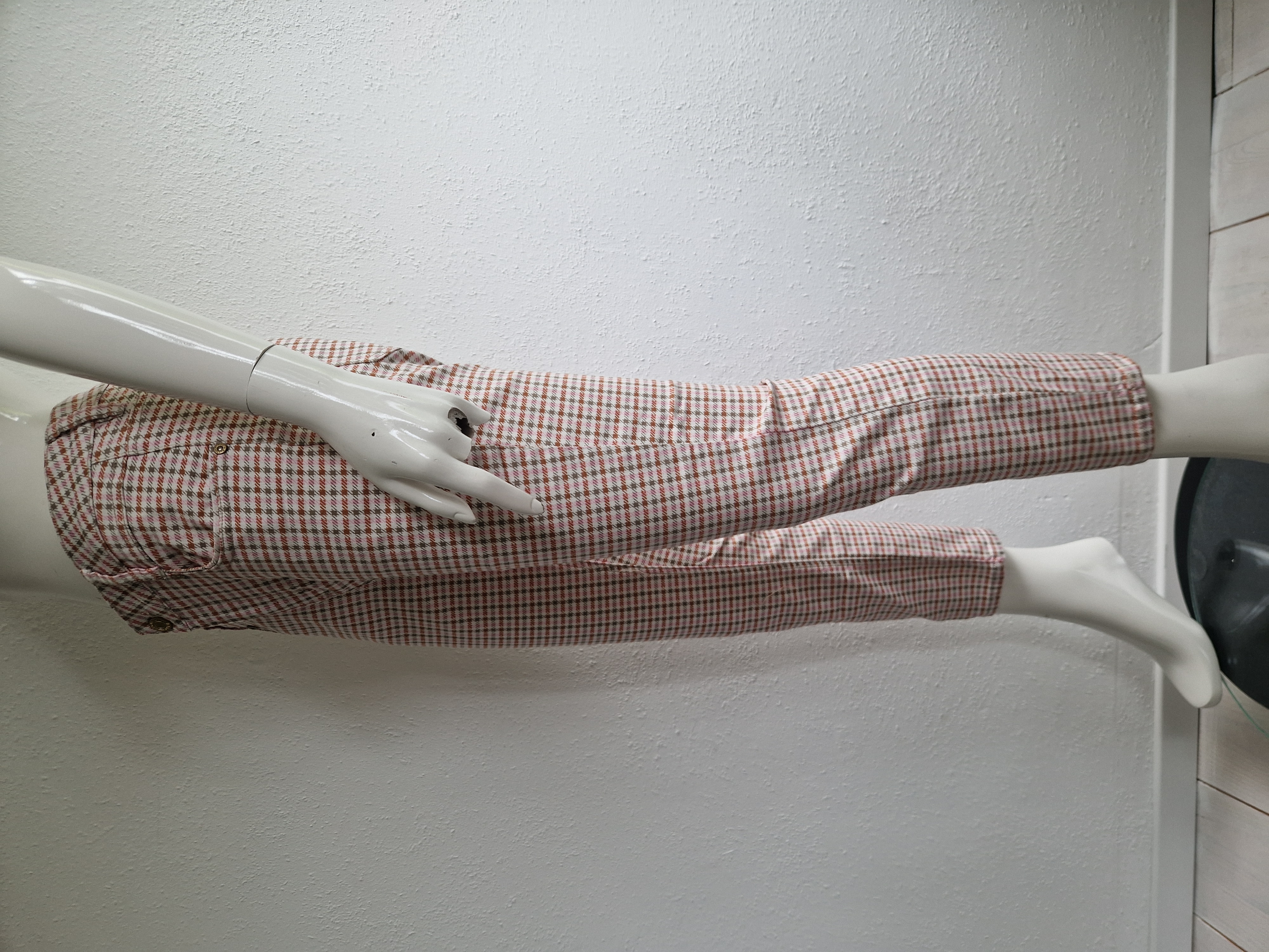 Red Button cropped pantalon. Maat 38, Pied de poule.