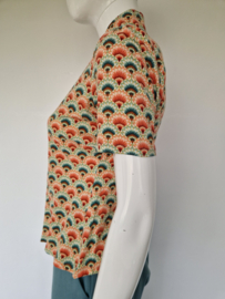King Louie blouse. Maat M. Retroprint