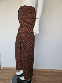 Samsoe & Samsoe pantalon. Maat 42. Bruin/zebraprint.