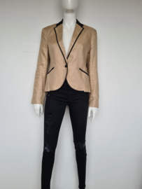 Mango Suit blazer.Mt. 38. Beige/ linnen.