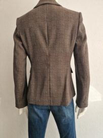 Luisa Cerano blazer. Maat 38. Grijs/blauw
