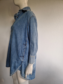 Liu Jo denim blouse. Maat 36/38. Blauw.