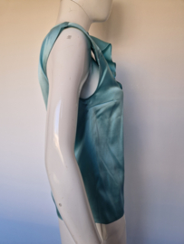 Pinko top. Maat 36, Turquoise.