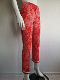 Cambio pantalon Famous. Maat 34. Roze/print.