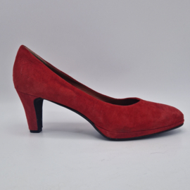 Toscanini pumps. Mt. 41, Rood/suede.