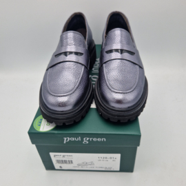 Paul Green loafers. Maat 39, Zilver/leer.