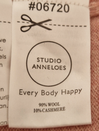 Studio Anneloes trui | Maat XL | Poederroze | Wol |