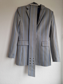 Pinko blazer met ceintuur. Maat 36, Pied de poule