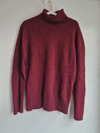 Falke coltrui. Maat 40, Bordeaux/wolblend.