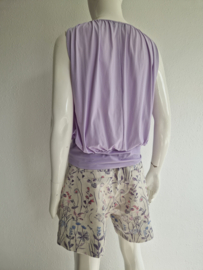 Studio Anneloes shorts. Maat L. Crème/lila.