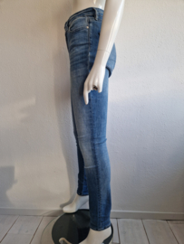 Denham Needle high waist skinny jeans. Maat 40, Blauw.