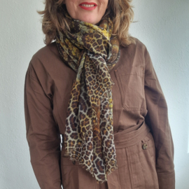 Purdey wollen shawl. Animal dessin/wol.