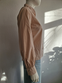 Zenggi Poplin blouse. Maat S. Zachtroze.