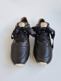 Paul Green zwart leren sneakers. Maat 39,