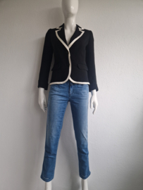 123 blazer. Maat 34/36, Zwart/crème