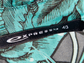 Expresso jurk. Maat 40, Grijs/petrol.