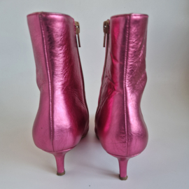 DWRS enkellaarsjes | Maat 38 | Fuchsia/ metallic |