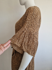 Yaya jurk. Maat 42/44 Bruin/print.