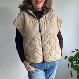 Beaumont gewatteerde bodywarmer met capuchon | Maat 44 |