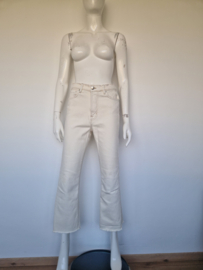 Mango Sienna ecru jeans – maat 40 – cropped flare