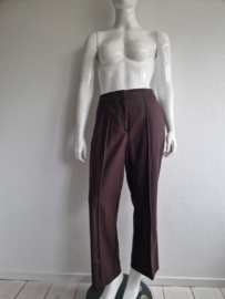 Marc O'Polo Pure pantalon. Maat 44. Chocoladebruin/wol.