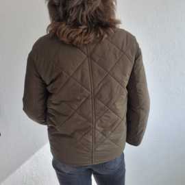 Arket double breasted jas. Maat 38. Olijfgroen