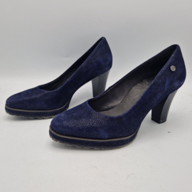 No Stress pumps. Maat 40, Blauw/leer.
