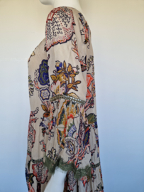 Miss June Paris jurk. Bohemian stijl. Maat 38.