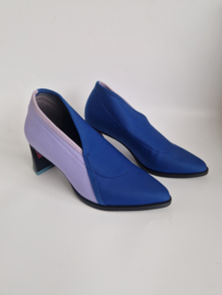 United Nude Sonar Fold Mid | Maat 37 | Lavendel/kobaltblauw |