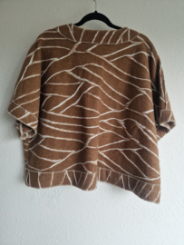 Xadoo vest. Maat 2. Bruin/wol.