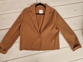Xandres blazer Borris. Maat 40, Camel.